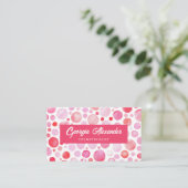 Moderne Waterverf Abstracte cosmetoloog Visitekaartje (Staand voorkant)