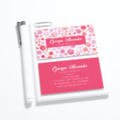 Moderne Waterverf Abstracte cosmetoloog Visitekaartje