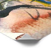 moderne waterverf Amsterdam Poster (Hoek)