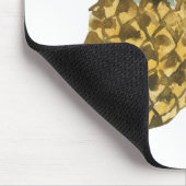 Moderne Waterverf ananas & positieve funny Quote Muismat (Hoek)