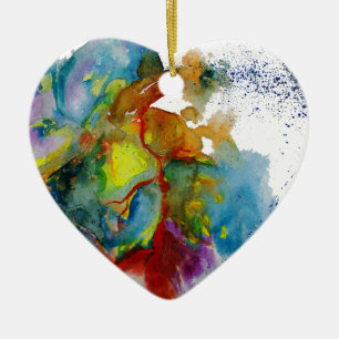 Moderne Waterverf anatomisch hart Keramisch Ornament