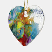 Moderne Waterverf anatomisch hart Keramisch Ornament (Links)