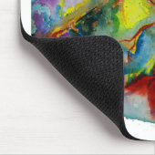 Moderne Waterverf anatomisch hart Muismat (Hoek)