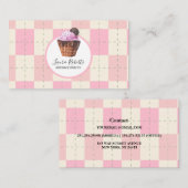 Moderne Waterverf Artisan Sweets Bakery Visitekaartje (Voorkant / Achterkant)