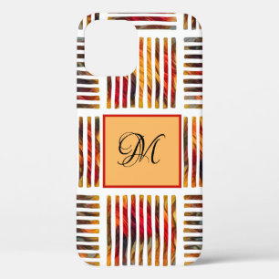 Moderne Waterverf artistieke strips Case-Mate iPhone Case
