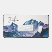 Moderne Waterverf Bergen Kunst Bureaumat (Keyboard & Muis)
