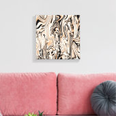 Moderne Waterverf Black Pattern Canvas Afdruk (Insitu (Woonkamer))