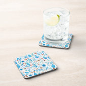 Moderne Waterverf bladeren en bessen Bier Onderzetter (Rechterzijde)