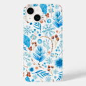 Moderne Waterverf bladeren en bessen Case-Mate iPhone Case (Achterkant)