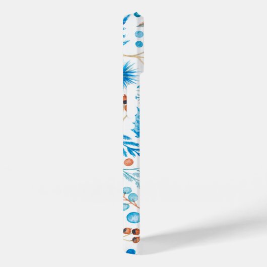 Moderne Waterverf bladeren en bessen Case-Mate iPhone Case (Achterkant / Rechts)