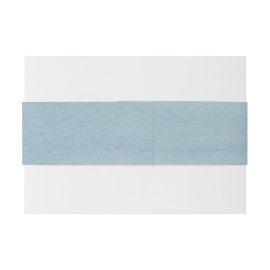 Moderne Waterverf Blauwe Trouw Uitnodigingen Wikkel (Achterkant Voorbeeld)