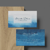 Moderne Waterverf | BLAUWGROEN VISITEKAARTJE