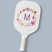 Moderne Waterverf bloem Pickleball Paddle