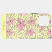 Moderne Waterverf bloemen en dierenprint Case-Mate iPhone Case (Achterkant (horizontaal))