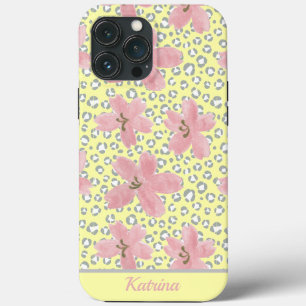 Moderne Waterverf bloemen en dierenprint Case-Mate iPhone Case