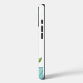 Moderne Waterverf bloemen, gepersonaliseerd Case-Mate iPhone Case (Achterkant / Links)