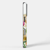 Moderne Waterverf bloemen, gepersonaliseerd Case-Mate iPhone Case (Achterkant / Rechts)