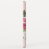 Moderne Waterverf bloemen monogrammen Case-Mate iPhone Case (Achterkant/rechts)