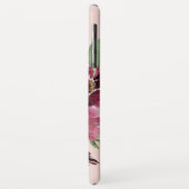 Moderne Waterverf bloemen monogrammen Case-Mate iPhone Case (Achterkant/links)