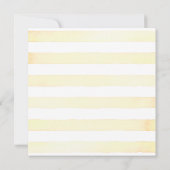 Moderne Waterverf Bloemen Roos Wilde Bloemen Huwel Kaart (Achterkant)