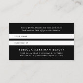 Moderne Waterverf Blot | Verwijs een vriend Aanbevelingskaartje (Achterkant)