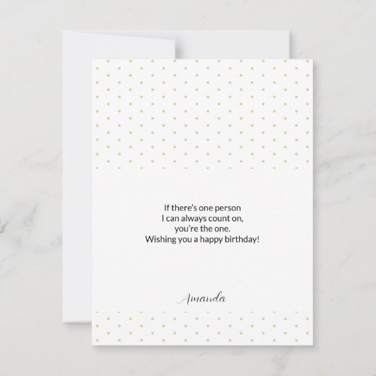 Moderne Waterverf Boho Misteletoe Kerst Kaart (Achterkant)