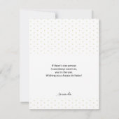 Moderne Waterverf Boho Mistletoe Kerst Kaart (Achterkant)