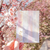 Moderne Waterverf Boho Teddy Bear Meisje Baby show Kaart