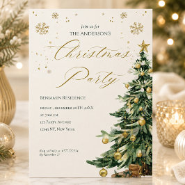 Moderne Waterverf Boom QR Code Kerstfeest Feestdagenkaart