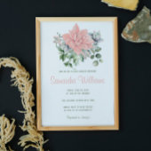 Moderne Waterverf botanisch groen koraal Kaart