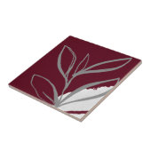 Moderne Waterverf Botanisch Tegeltje (Zijkant)