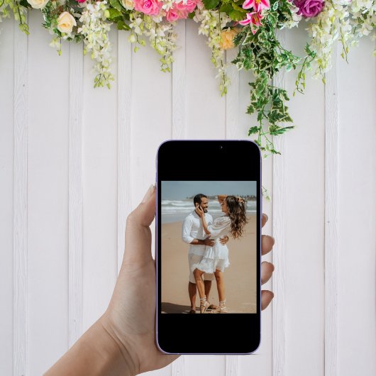 moderne waterverf botanische bruiloft kaart