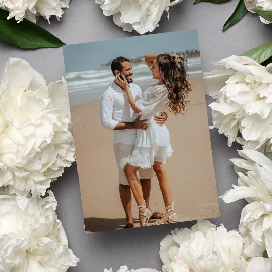 moderne waterverf botanische bruiloft kaart