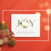 Moderne waterverf botanische feestdag flyer