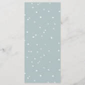 Moderne Waterverf Botanische Floral Wedding Menu (Achterkant)