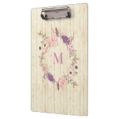 Moderne Waterverf botanische houtskool Klembord (Links)