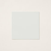 Moderne Waterverf Bridesmaid Gift Ketting Display Vierkante Visitekaartjes (Achterkant)