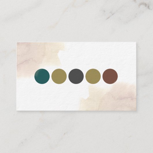 Moderne Waterverf Bruiloft Gast Kleding Jurk Code Informatiekaartje (Achterkant)