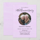 Moderne Waterverf Bruiloft Jubileum PR Foto Kaart (Voorkant / Achterkant)