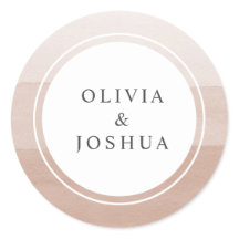 Moderne Waterverf bruiloft