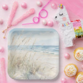 Moderne Waterverf Bruiloft Welcome Papieren Bordje (Feest)