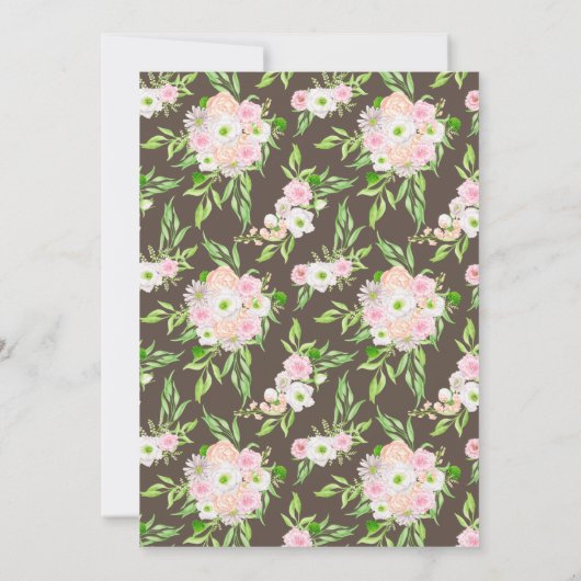 Moderne Waterverf buitenshuis Kaart (Achterkant)