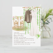 Moderne Waterverf buitenshuis Kaart (Staand voorkant)