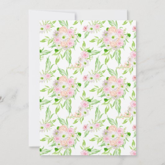 Moderne Waterverf buitenshuis Kaart (Achterkant)