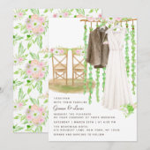 Moderne Waterverf buitenshuis Kaart (Voorkant / Achterkant)