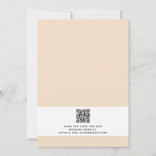 Moderne Waterverf buitenshuis Kaart (Achterkant)