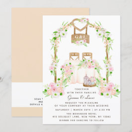 Moderne Waterverf buitenshuis Kaart