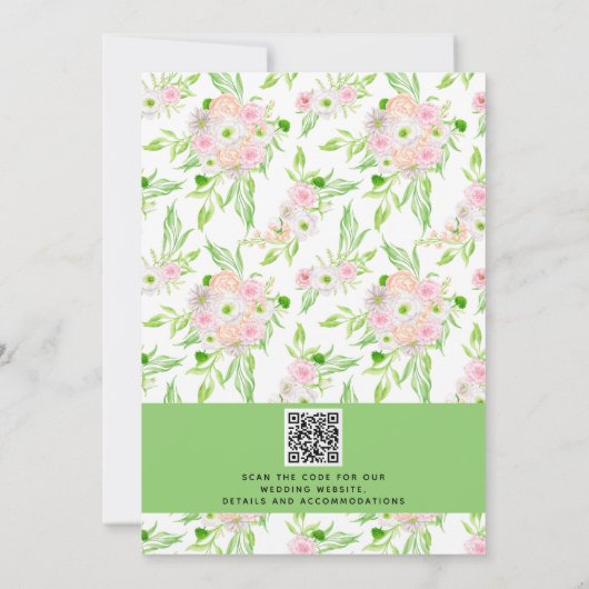 Moderne Waterverf buitenshuis Kaart (Achterkant)