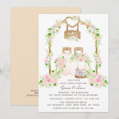 Moderne Waterverf buitenshuis Kaart (Voorkant / Achterkant)