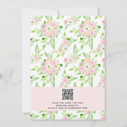 Moderne Waterverf buitenshuis Kaart (Achterkant)